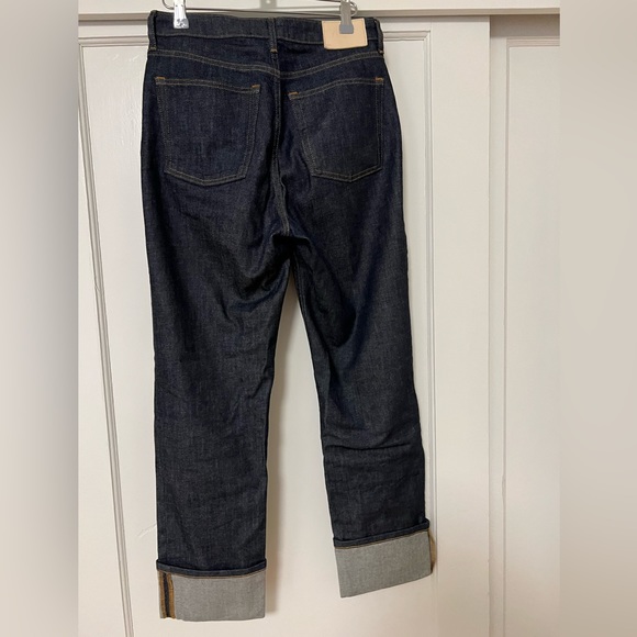 Everlane Women's High Rise Jeans - Dark Blue - Picture 5 of 6